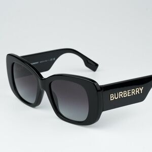 NEW Burberry BE4410 4038F2 Black Dark Grey Women Sunglasses BE 4410